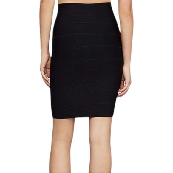 NWT BCBGMaxAzria Alexa Bandage Skirt Size S Black - Picture 2 of 9